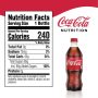 Nutrition facts label for coca cola